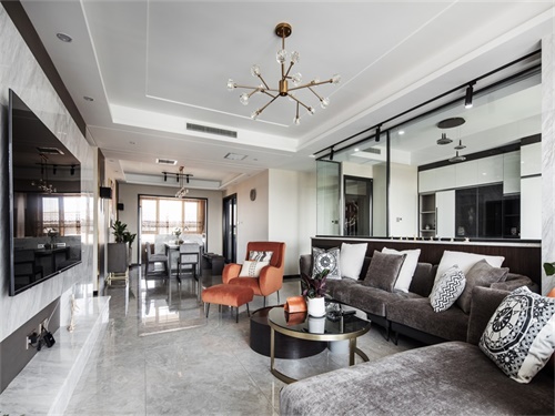 實景拍攝丨濱河壹號 160㎡現代輕奢裝修實景圖 實景拍攝丨濱河壹號 160㎡現代輕奢裝修實景圖