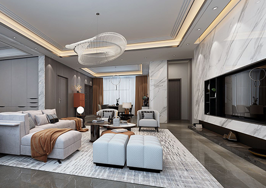 公園華府234平米現(xiàn)代簡約風格效果圖 公園華府234平米現(xiàn)代簡約風格效果圖