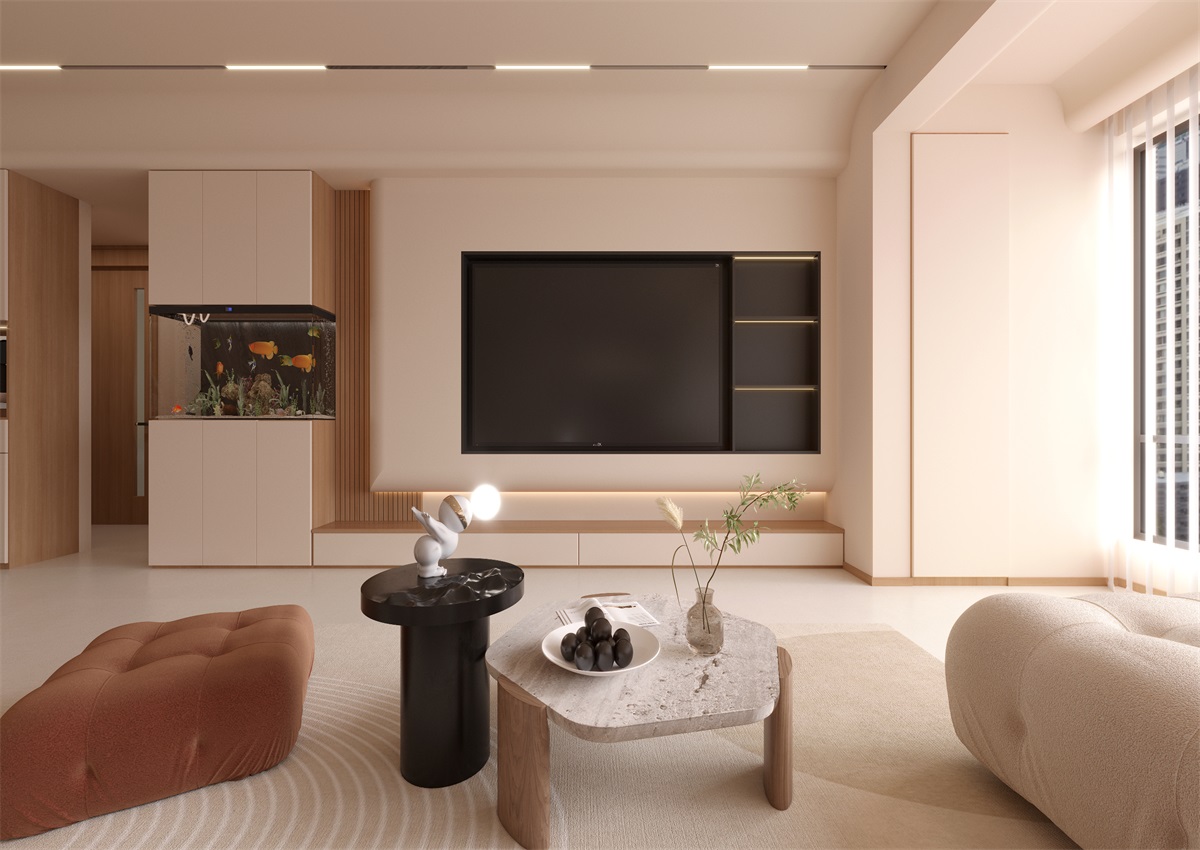 中海九樾143㎡ | 原木奶油風的家，越看越愛！