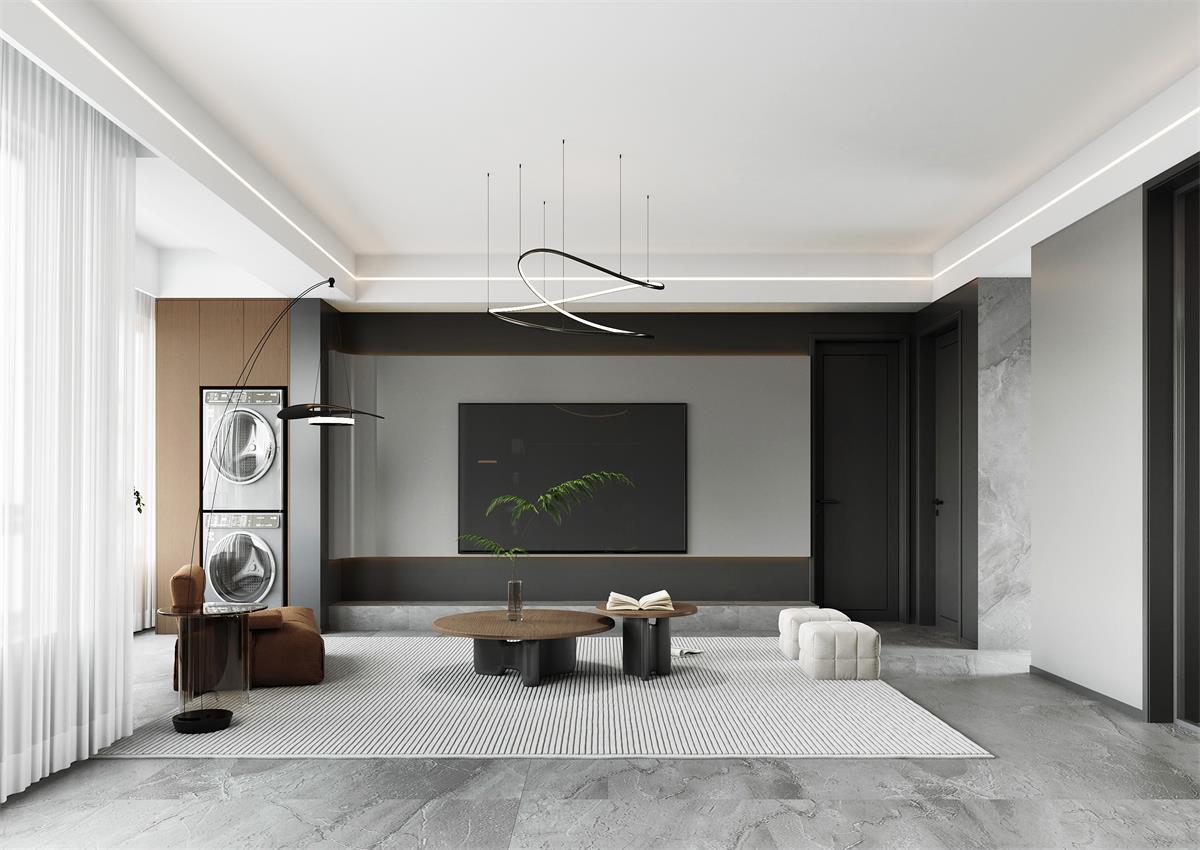 國府壹號| 驚艷！147㎡黑色簡約家，又A又颯高級感直接拉滿