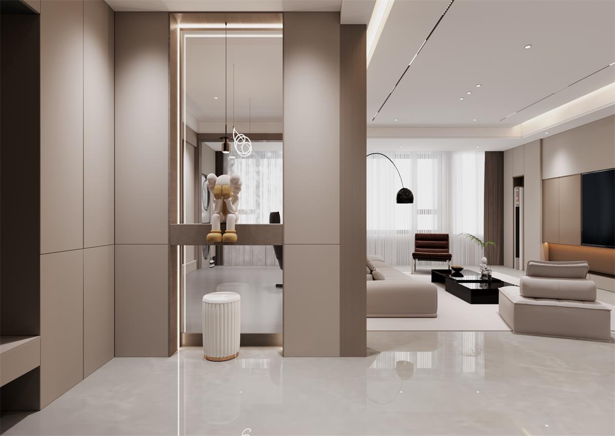 玉庭華府146㎡ | 自帶高級感的意式極簡家，一進門就想哇塞！