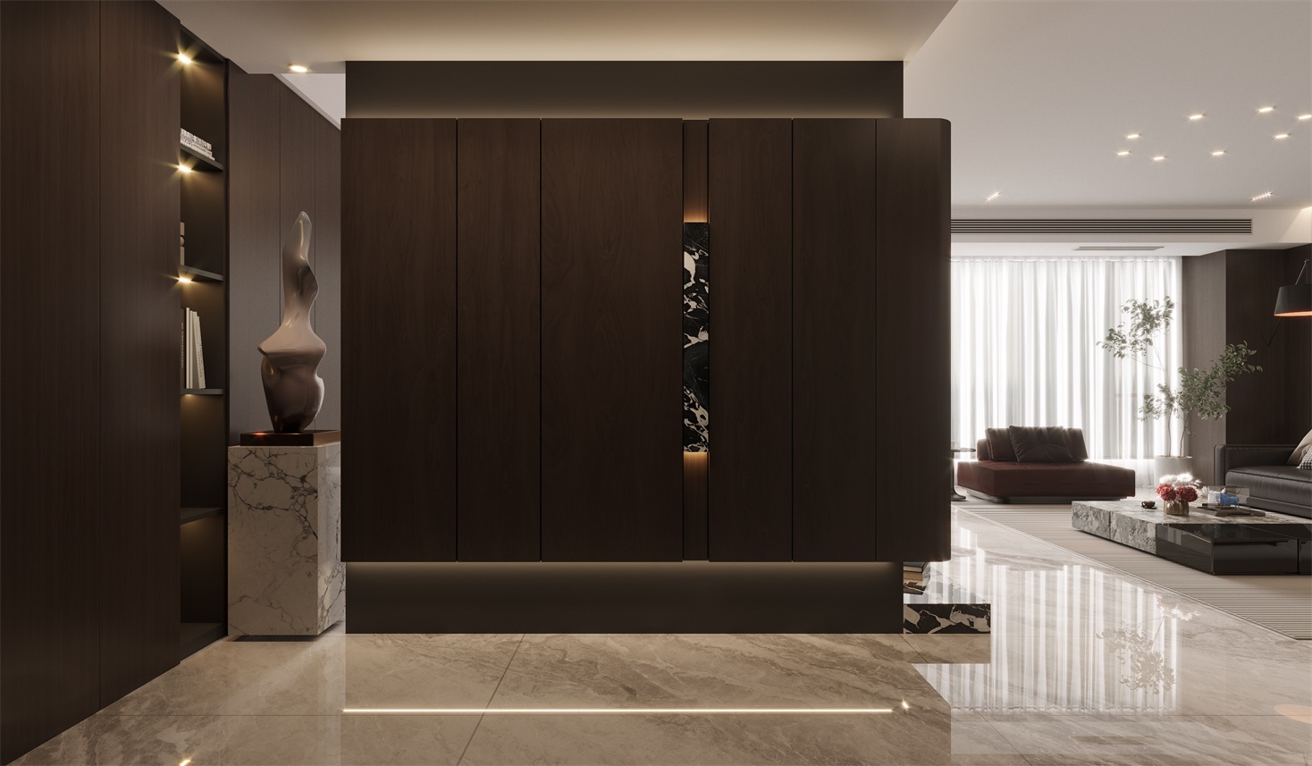 中海海樾133㎡ | 意式極簡(jiǎn)風(fēng)又殺回來(lái)了！這高級(jí)感我真拒絕不了~