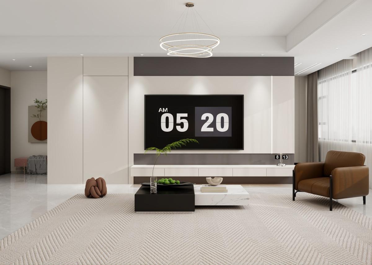 玉庭華府 | 135㎡現(xiàn)代簡(jiǎn)約風(fēng)，給生活做減法，舒適加倍！